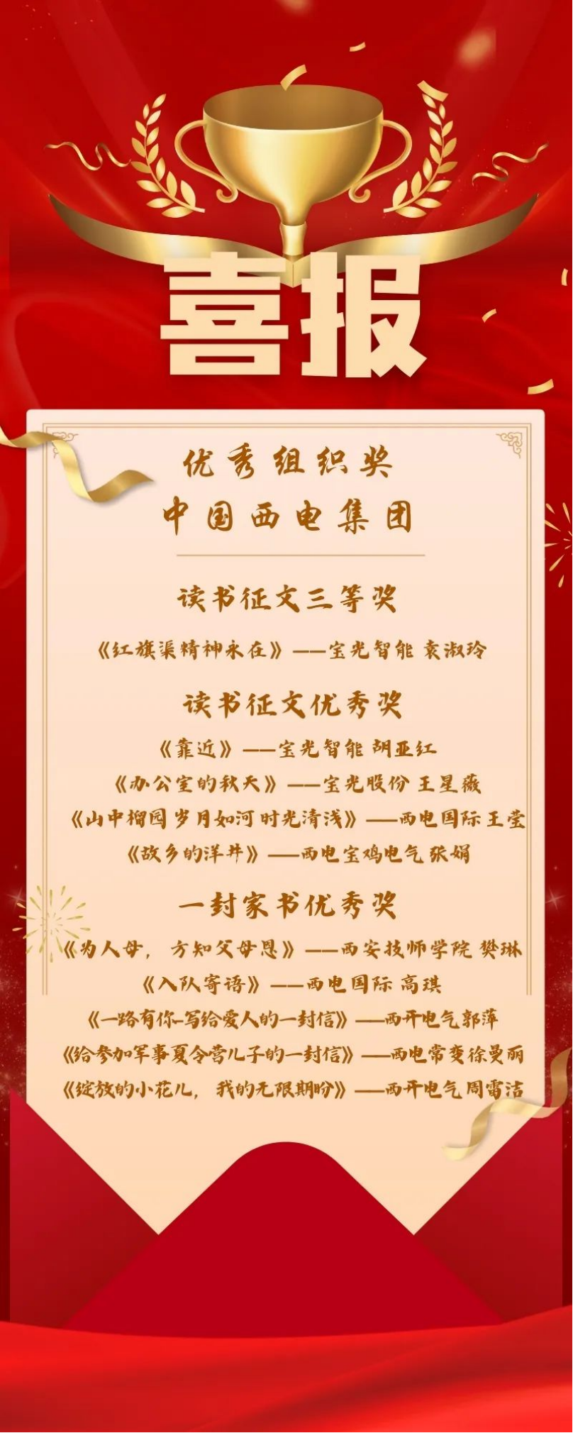 榜上有名！“书香三八”评选揭榜，人生就是博巾帼收获丰硕！
